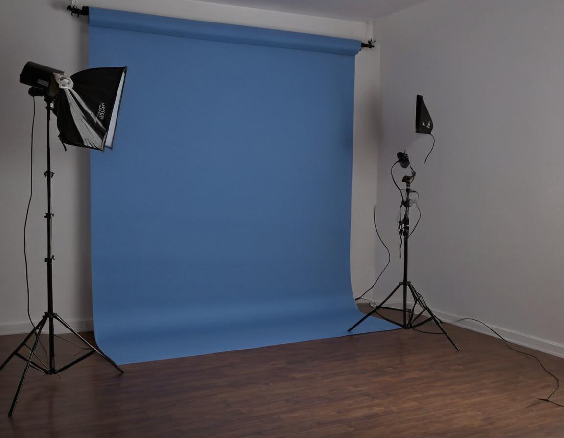 Record a pass-or-reject decision before ordering the grey-blue wallpaper and LEDs editorial visual